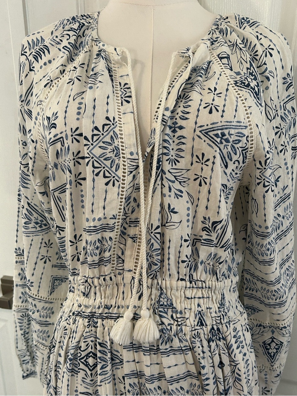 Pendleton WOMEN'S ATHENA MAXI DRESS, Blue Laurel Grove, Size Small, NWOT - Picture 5 of 12